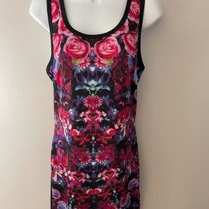 rampage dress pink black